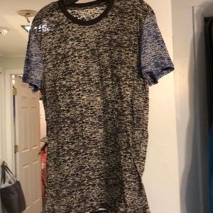 Armani Exchange black blue and white vintage shirt